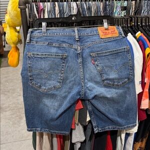 Levi's 511 Medium Blue Denim Shorts with Back Pocket Detail W32